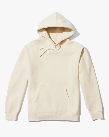 Limited Edition Embroidered Cream Hoodie – Glossier