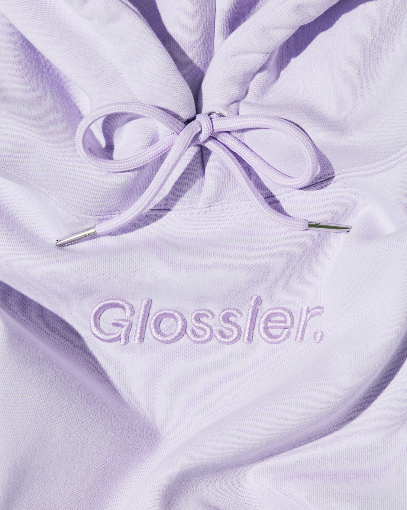 Glossier limited popular edition sweatshirt in lavender purple, size medium